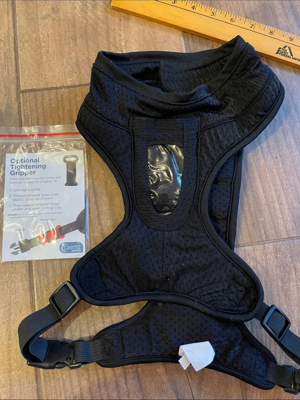 Black XL Dog Harness  - Comfortable Adjustable Fit Chest 26-31” Neck 16-19”